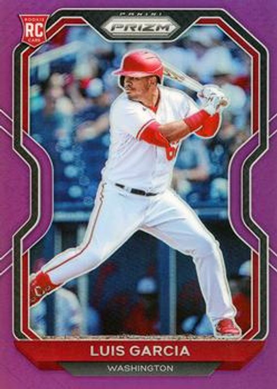 Luis Garcia (Phillies) 2021 Prizm #57 Purple RAW