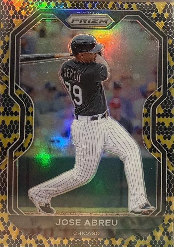 Jose Abreu 2021 Prizm #237 Snakeskin /50 RAW
