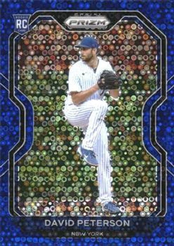 David Peterson 2021 Prizm #62 Blue Donut Circles /199 Rookie RAW