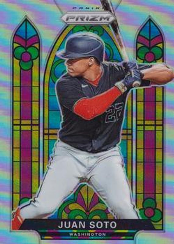 Juan Soto 2021 Prizm #SG-3 Stained Glass - Silver RAW