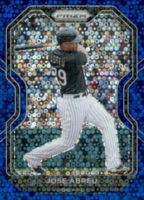 Jose Abreu 2021 Prizm #237 Blue Donut Circles /199 RAW