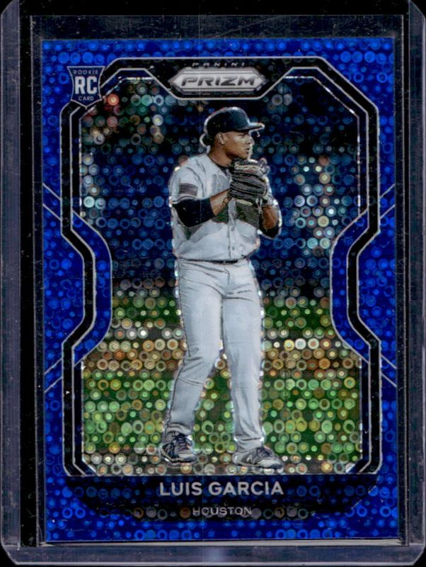 Luis Garcia (Phillies) 2021 Prizm #90 Blue Donut Circles /199 RAW