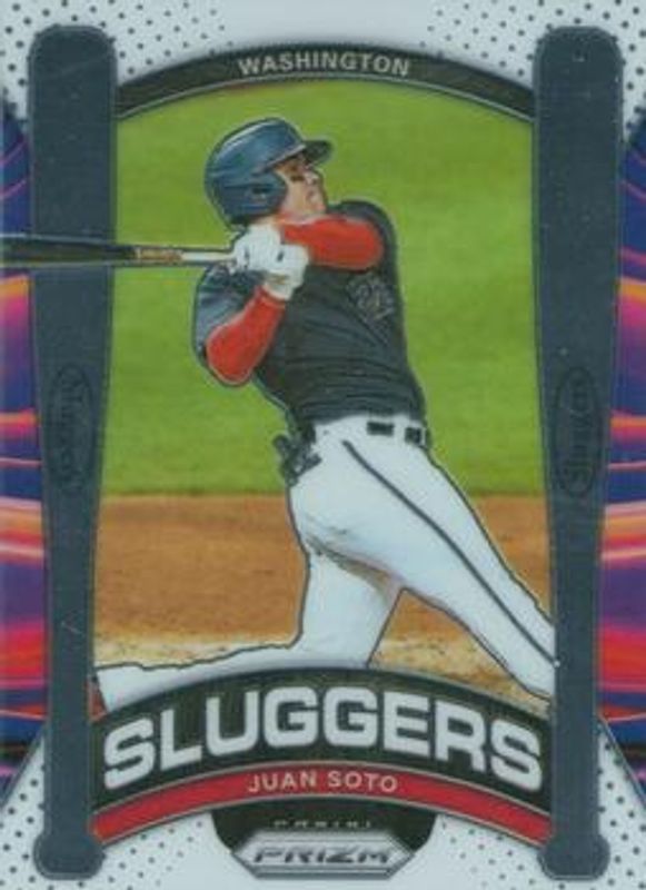 Juan Soto 2021 Prizm #SL5 Sluggers RAW