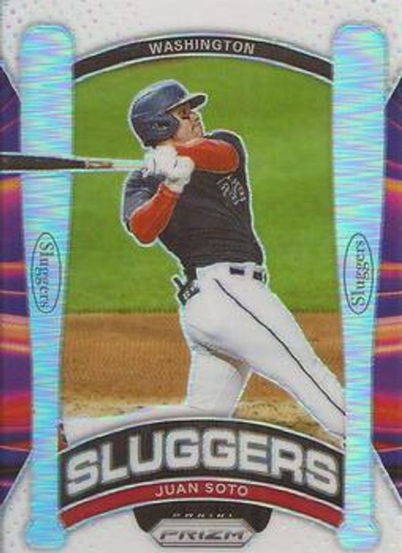 Juan Soto 2021 Prizm #SL5 Sluggers - Silver RAW