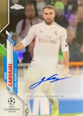 2019 Topps Chrome UEFA Champions League #CA-DAC Autographs - Gold Refractor /50