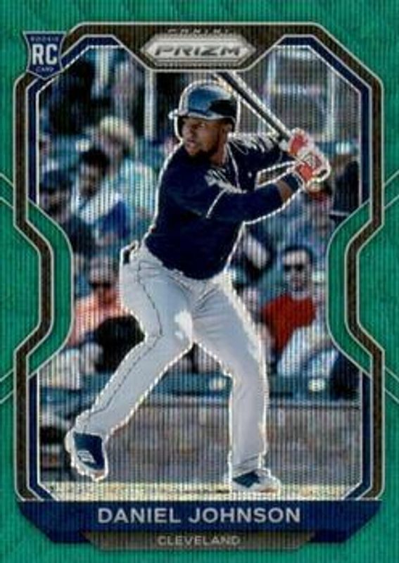 Daniel Johnson 2021 Prizm #170 Green Wave Rookie RAW