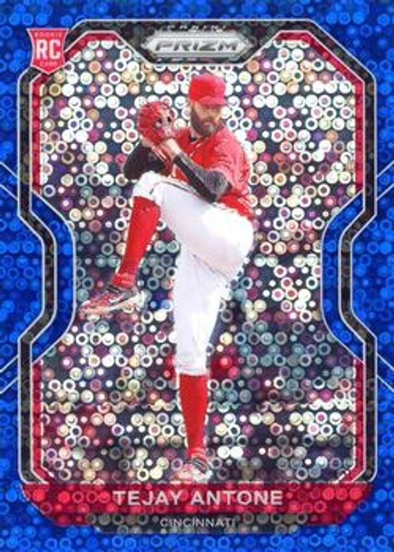 Tejay Antone 2021 Prizm #207 Blue Donut Circles /199 Rookie RAW