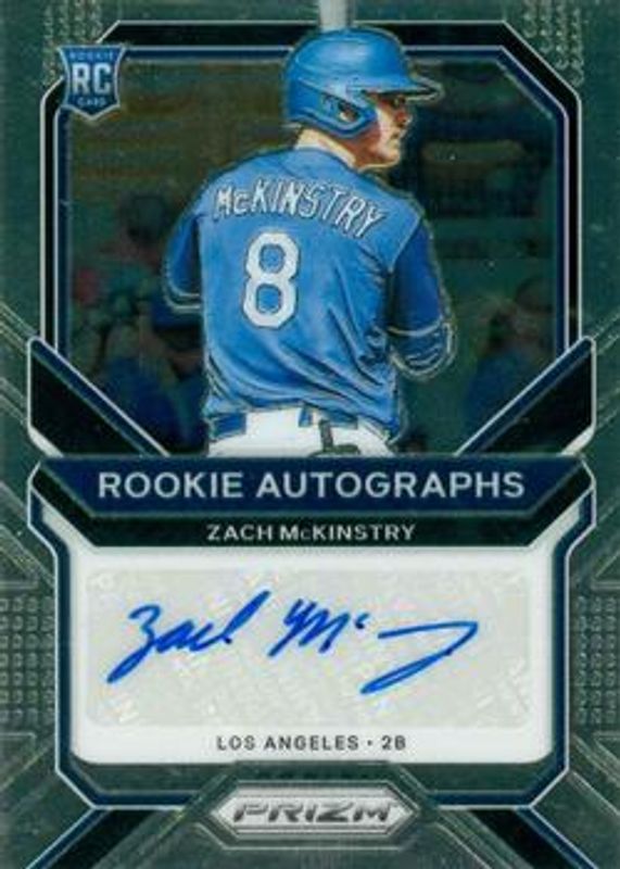 Zach McKinstry 2021 Prizm #RA-ZM Rookie Autographs RAW