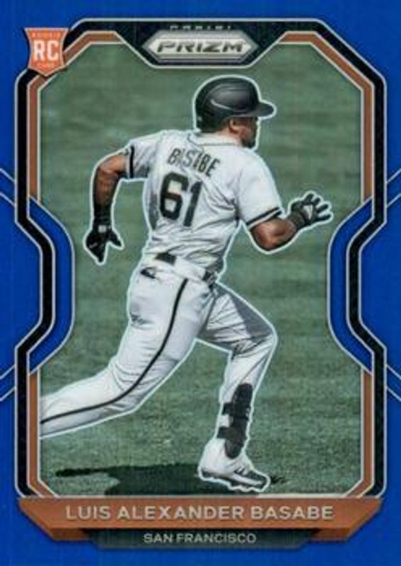 Luis Basabe 2021 Prizm #103 Blue Rookie RAW