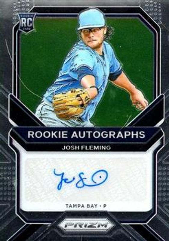Josh Fleming 2021 Prizm #RA-JF Rookie Autographs RAW