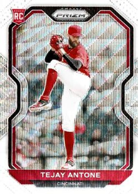 Tejay Antone 2021 Prizm #207 White Wave Rookie RAW
