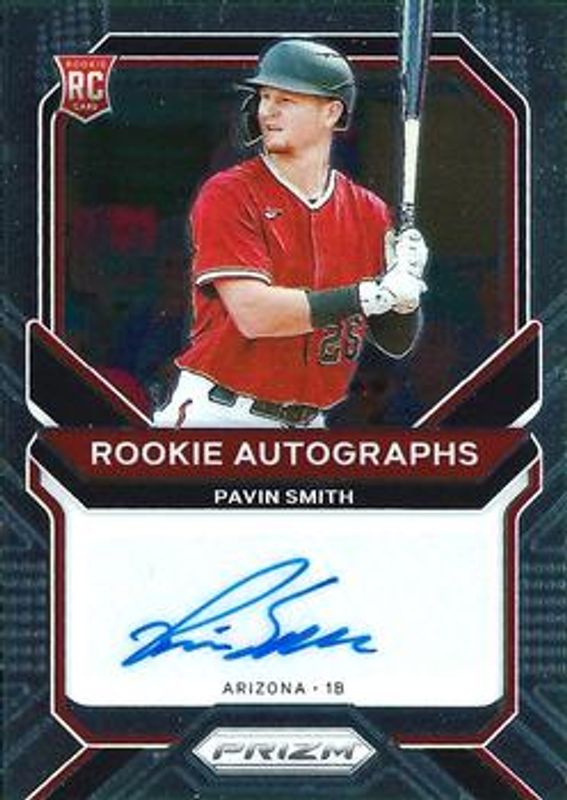 Pavin Smith 2021 Prizm #RA-PS Rookie Autographs RAW