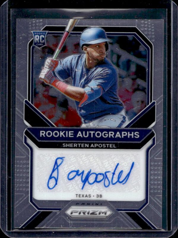 Sherten Apostel 2021 Prizm #RA-SA Rookie Autographs RAW