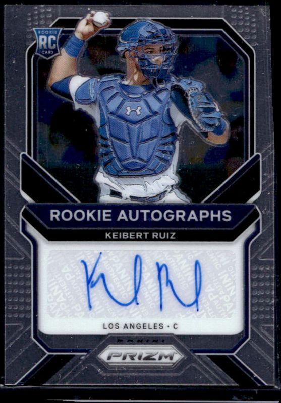 Keibert Ruiz 2021 Prizm #RA-KR Rookie Autographs RAW