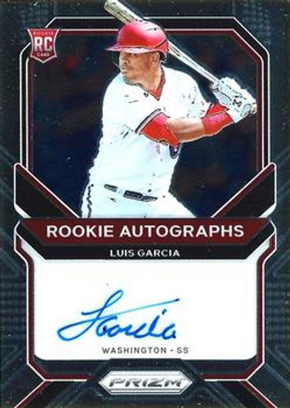 Luis Garcia (Phillies) 2021 Prizm #RA-LVG Rookie Autographs RAW