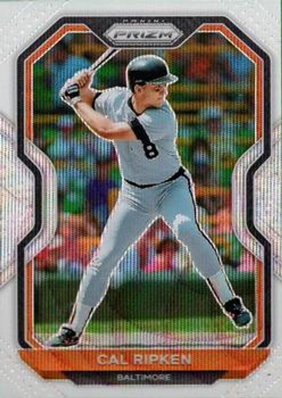Cal Ripken 2021 Prizm #149 White Wave RAW