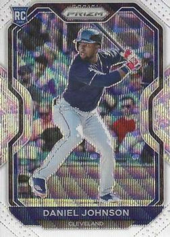 Daniel Johnson 2021 Prizm #170 White Wave Rookie RAW