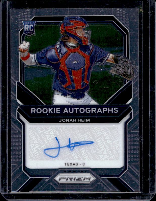 Jonah Heim 2021 Prizm #RA-JH Rookie Autographs RAW