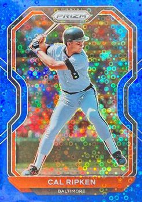 Cal Ripken 2021 Prizm #149 Blue Donut Circles /199 RAW