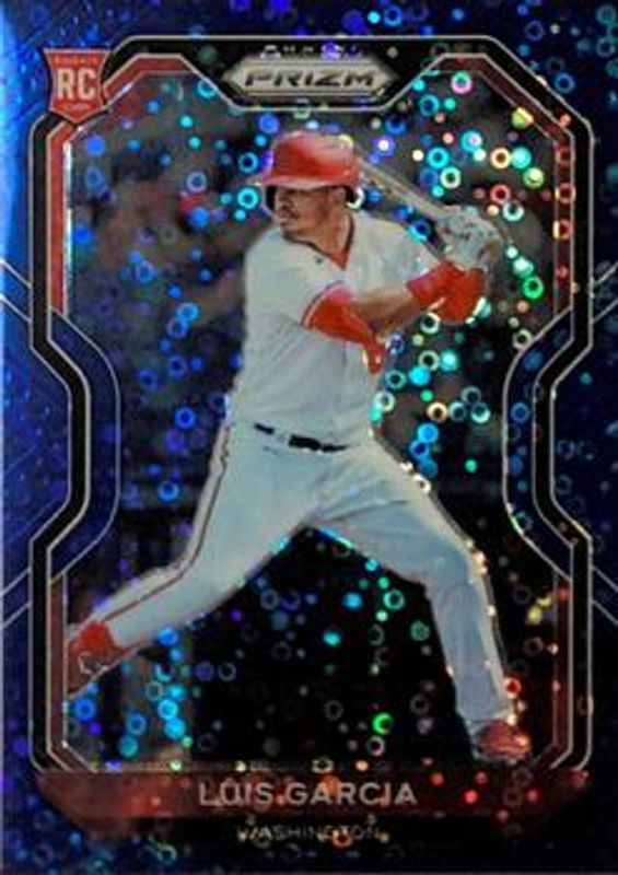 Luis Garcia (Phillies) 2021 Prizm #57 Blue Donut Circles /199 RAW