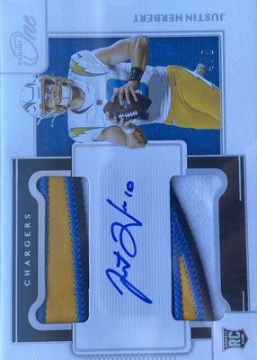 2020 One #33 Rookie Dual Patch Auto - Platinum /5