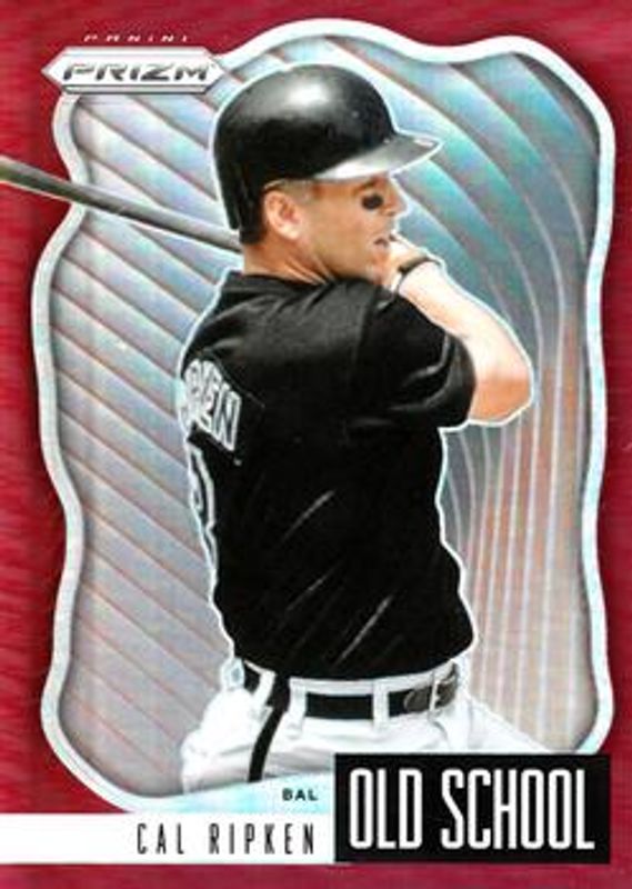 Cal Ripken 2021 Prizm #OS-9 Old School - Red RAW