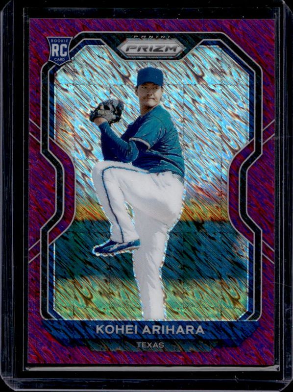 Kohei Arihara 2021 Prizm #164 Purple Shimmer /7 Rookie RAW
