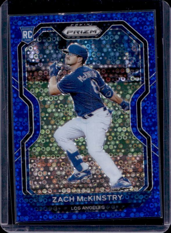 Zach McKinstry 2021 Prizm #92 Blue Donut Circles /199 Rookie RAW