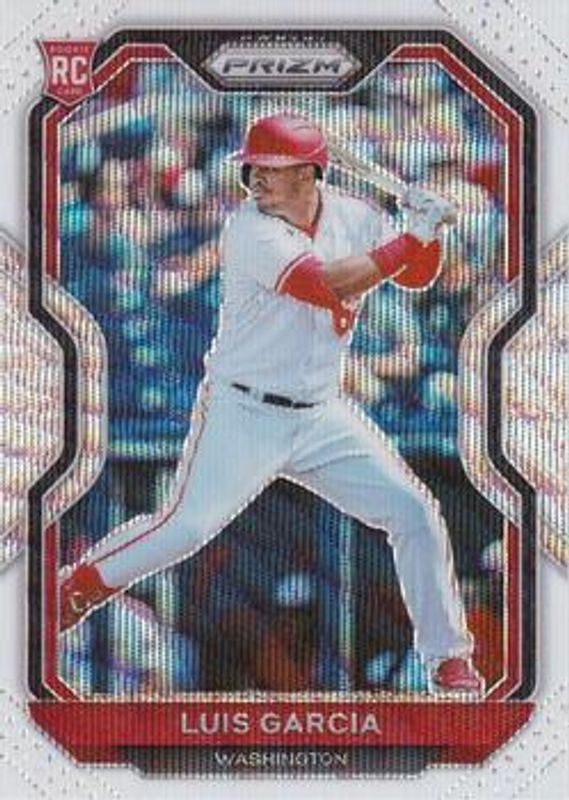 Luis Garcia (Phillies) 2021 Prizm #57 White Wave RAW
