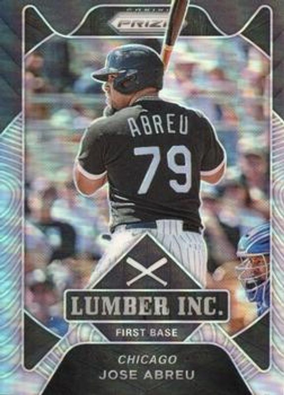 Jose Abreu 2021 Prizm #LI2 Lumber Inc. RAW