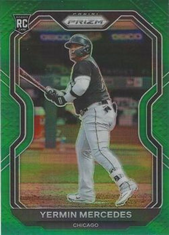 Yermin Mercedes 2021 Prizm #98 Green Rookie RAW