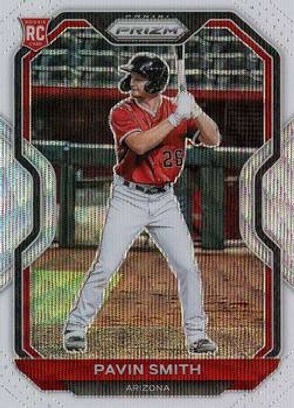 Pavin Smith 2021 Prizm #70 White Wave Rookie RAW