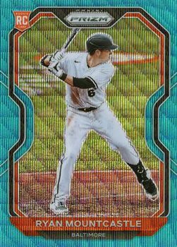 Ryan Mountcastle 2021 Prizm #131 Teal Wave Rookie RAW