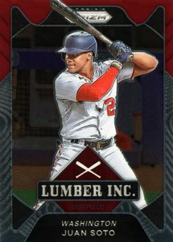 Juan Soto 2021 Prizm #LI9 Lumber Inc. RAW