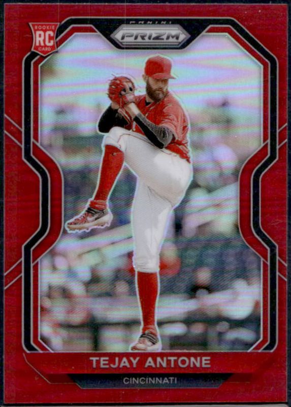 Tejay Antone 2021 Prizm #207 Red Rookie RAW