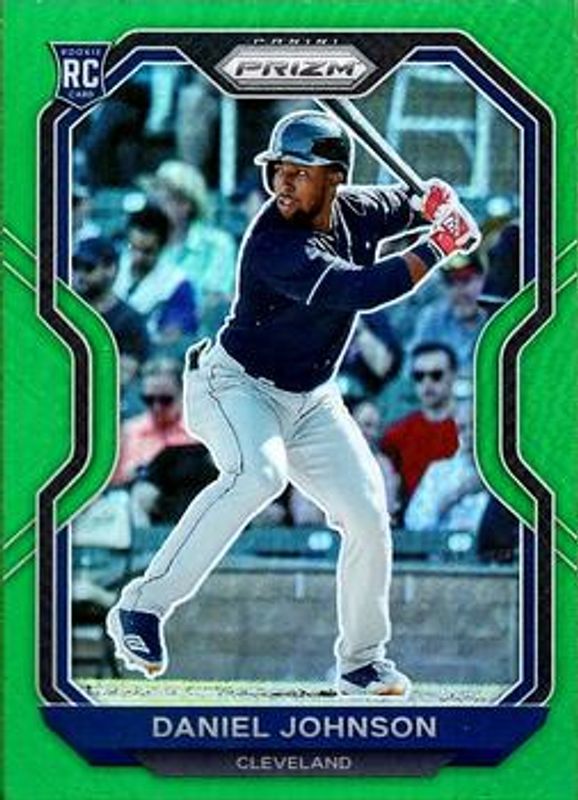 Daniel Johnson 2021 Prizm #170 Green Rookie RAW