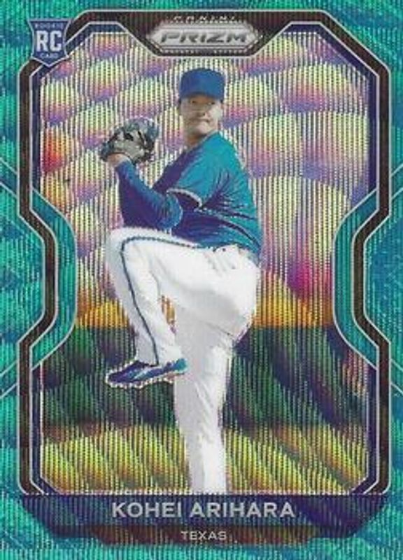 Kohei Arihara 2021 Prizm #164 Teal Wave Rookie RAW