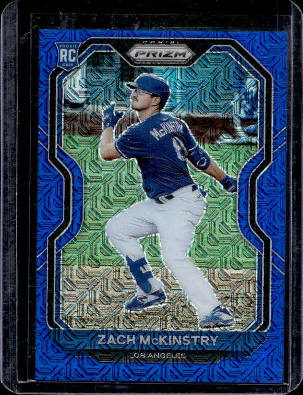 Zach McKinstry 2021 Prizm #92 Blue Mojo /199 Rookie RAW