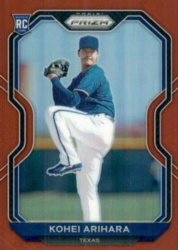 Kohei Arihara 2021 Prizm #164 Red Rookie RAW