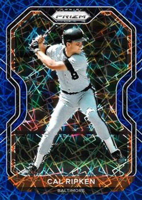 Cal Ripken 2021 Prizm #149 Blue Velocity RAW