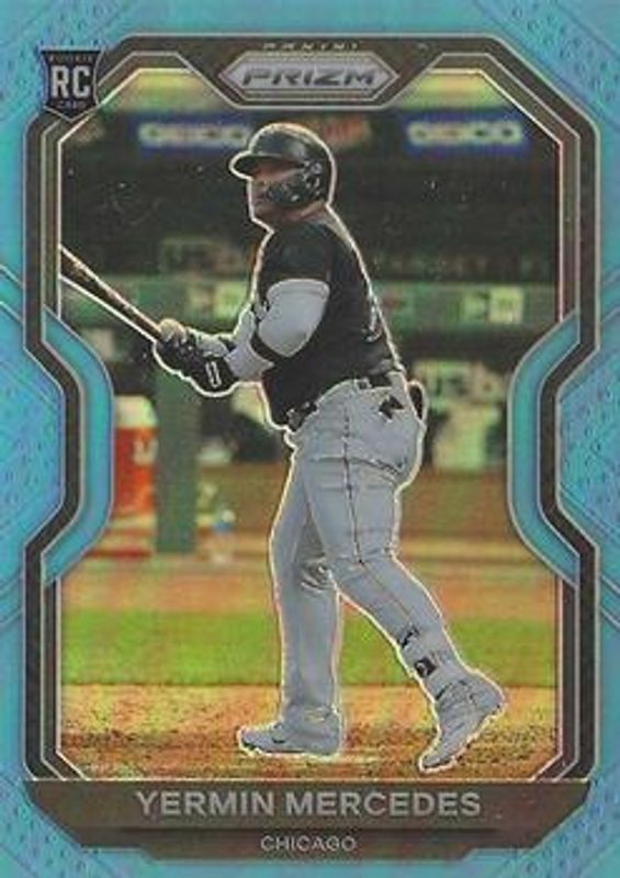 Yermin Mercedes 2021 Prizm #98 Carolina Blue Rookie RAW