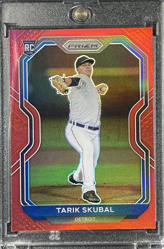 Tarik Skubal 2021 Prizm #236 Red Rookie RAW