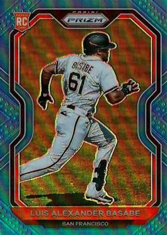 Luis Basabe 2021 Prizm #103 Carolina Blue Rookie RAW