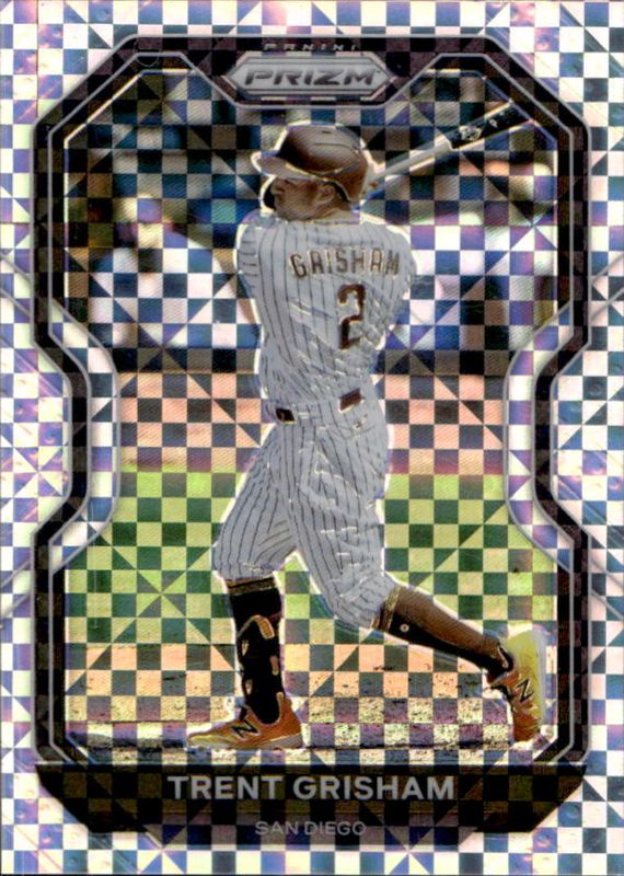 Trent Grisham 2021 Prizm #159 Power Plaid /75 RAW