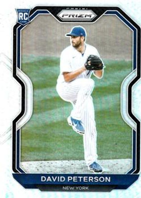 David Peterson 2021 Prizm #62 Silver Rookie RAW