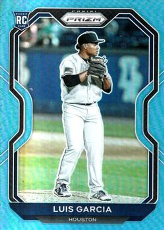 Luis Garcia (Phillies) 2021 Prizm #90 Carolina Blue RAW