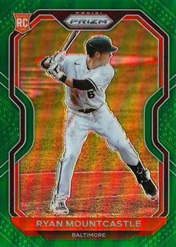 Ryan Mountcastle 2021 Prizm #131 Green Rookie RAW