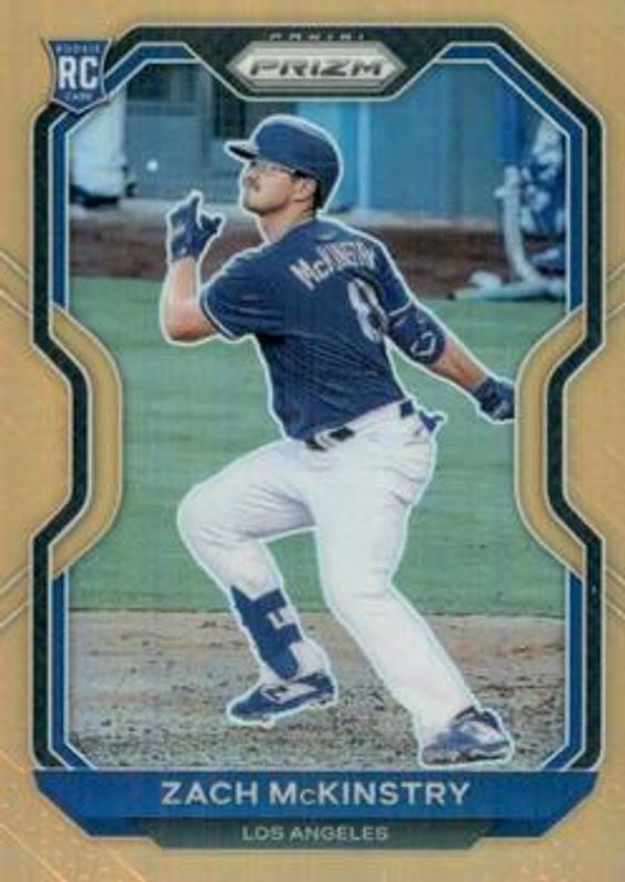 Zach McKinstry 2021 Prizm #92 Neon Orange /100 Rookie RAW