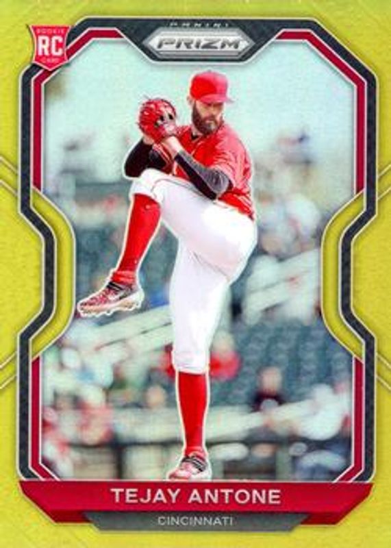 Tejay Antone 2021 Prizm #207 Gold /10 Rookie RAW