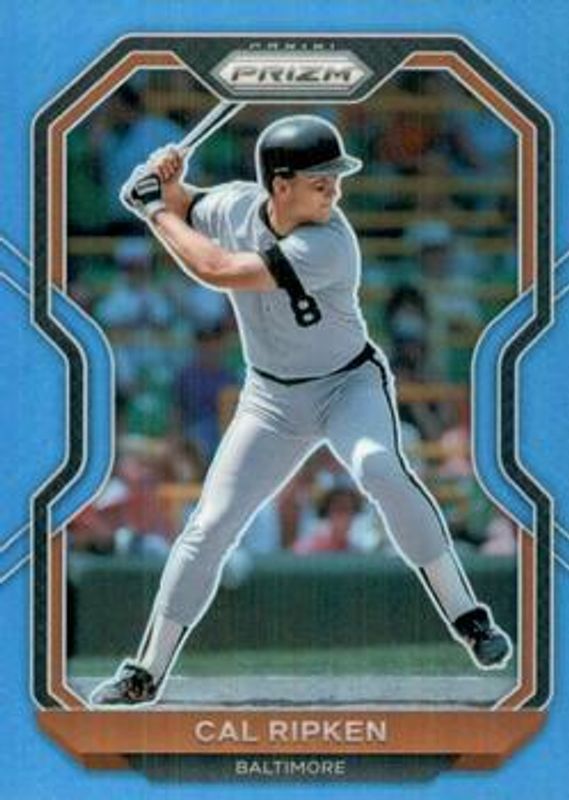 Cal Ripken 2021 Prizm #149 Carolina Blue RAW